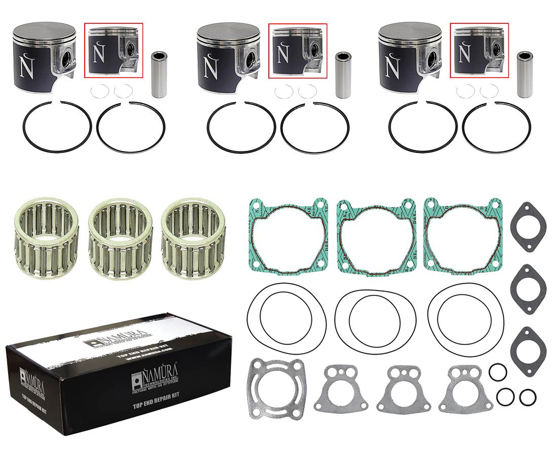 Namura Technologies Top End Kit Polaris 1050 96-99, Namura Nw-50000k1 Std 81.00mm
