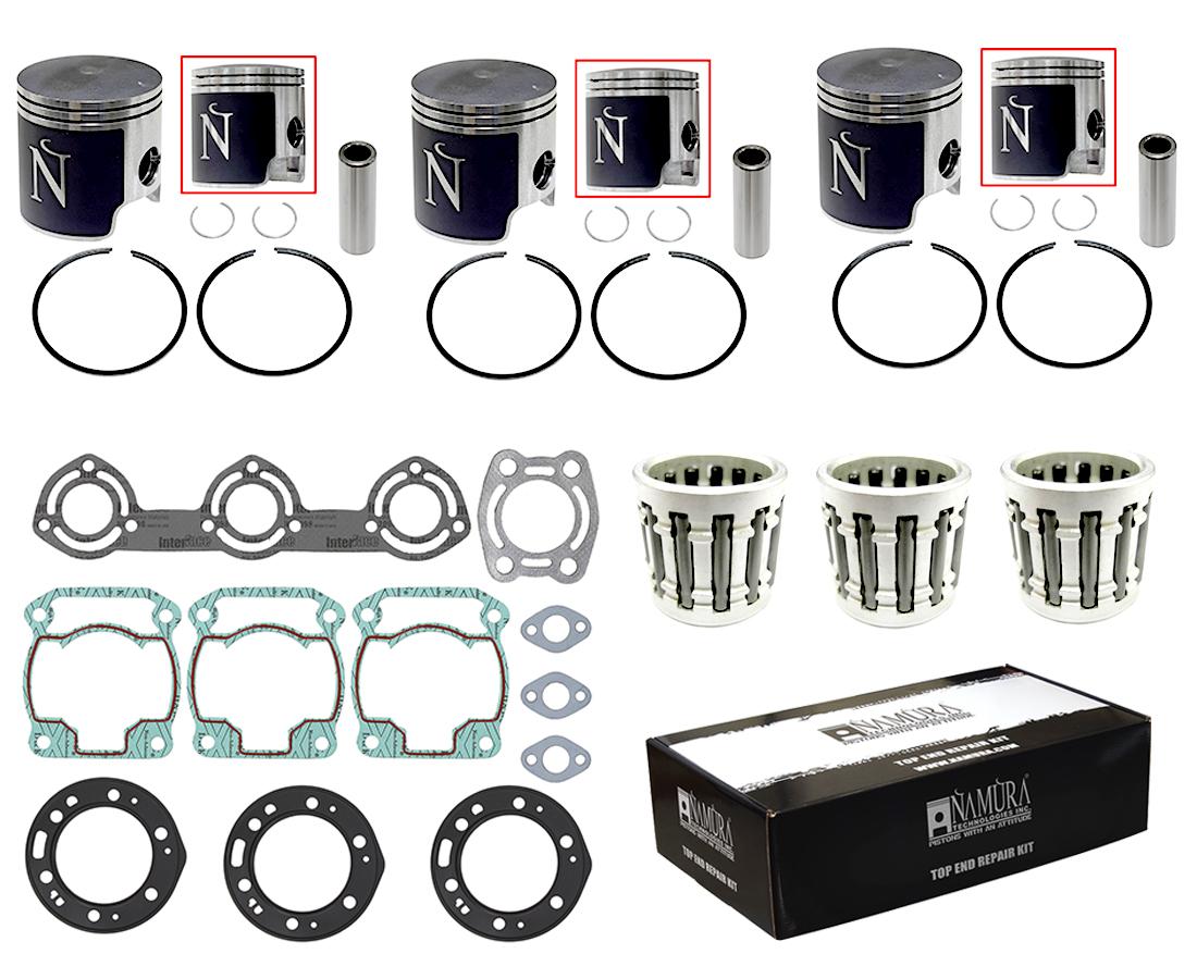 Namura Technologies Top End Kit Polaris 750 93-95, Namura Nw-50001-2k +0.50 70.25mm