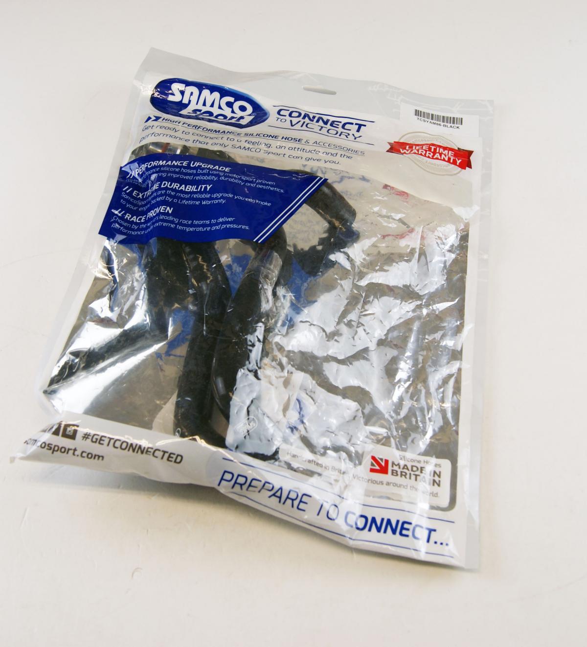 Samco Sport Coolant Hose 3 Piece Kit Black Yamaha 450 WR YZ F 'y' Race Design Samco Sport Yam-86-bk