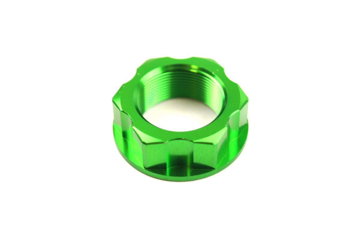 FIR M22x1.00mm Stem Nut Each Green, Aluminium / KX KLX Kdx CR RM, / Cnc