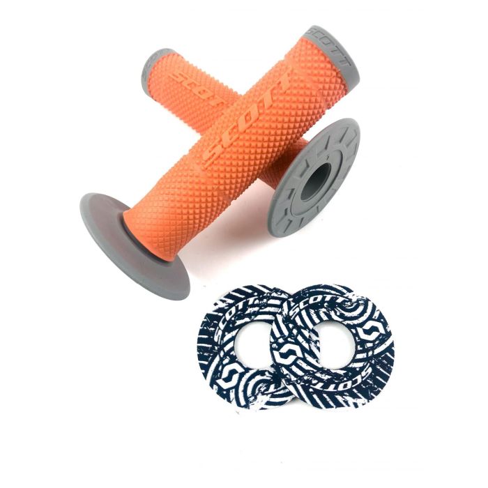 Scott Goggles 005 Scott SX Ii Grips W/donuts Or/gy, 219624-1011 One Off Price to Clear