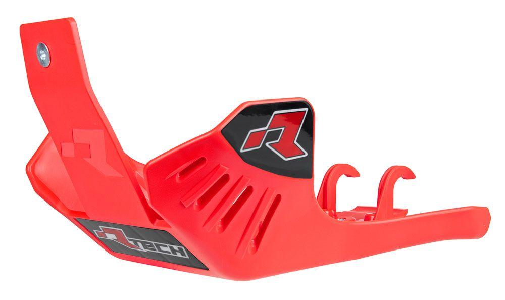 Rtech Plastics Plastic Skid Plate Beta Rr 250/300 2020-23, Rtech R-pmbetrs3020, Plastic Engine Cover Red