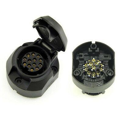 Dirt Racing 13 Pin Socket Female 3 Hole Flange, Each