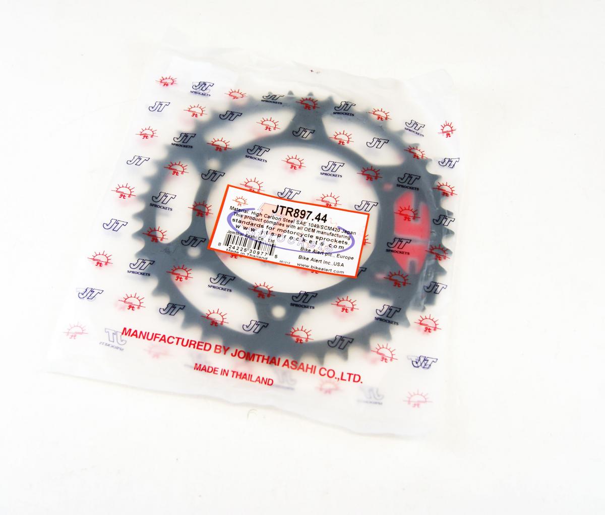 JT Rear Sprocket Steel JTR897 Jt Black JTR897.44, SR897-44