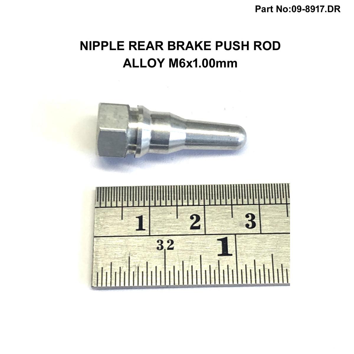 Dirt Racing Nipple Rear Brake Push Rod, Each / Brembo / M6x1.00, Dirt Racing / KTM 54813056000