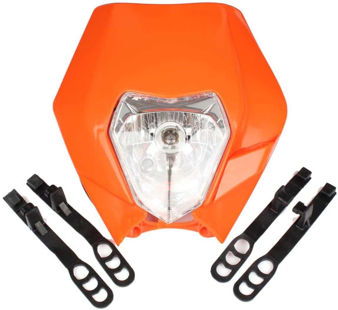 FIR Headlight KTM Orange, EXC, Excf, XCF, XCW, SXF Smr Enduro, Light Headlights Headlamp 867485