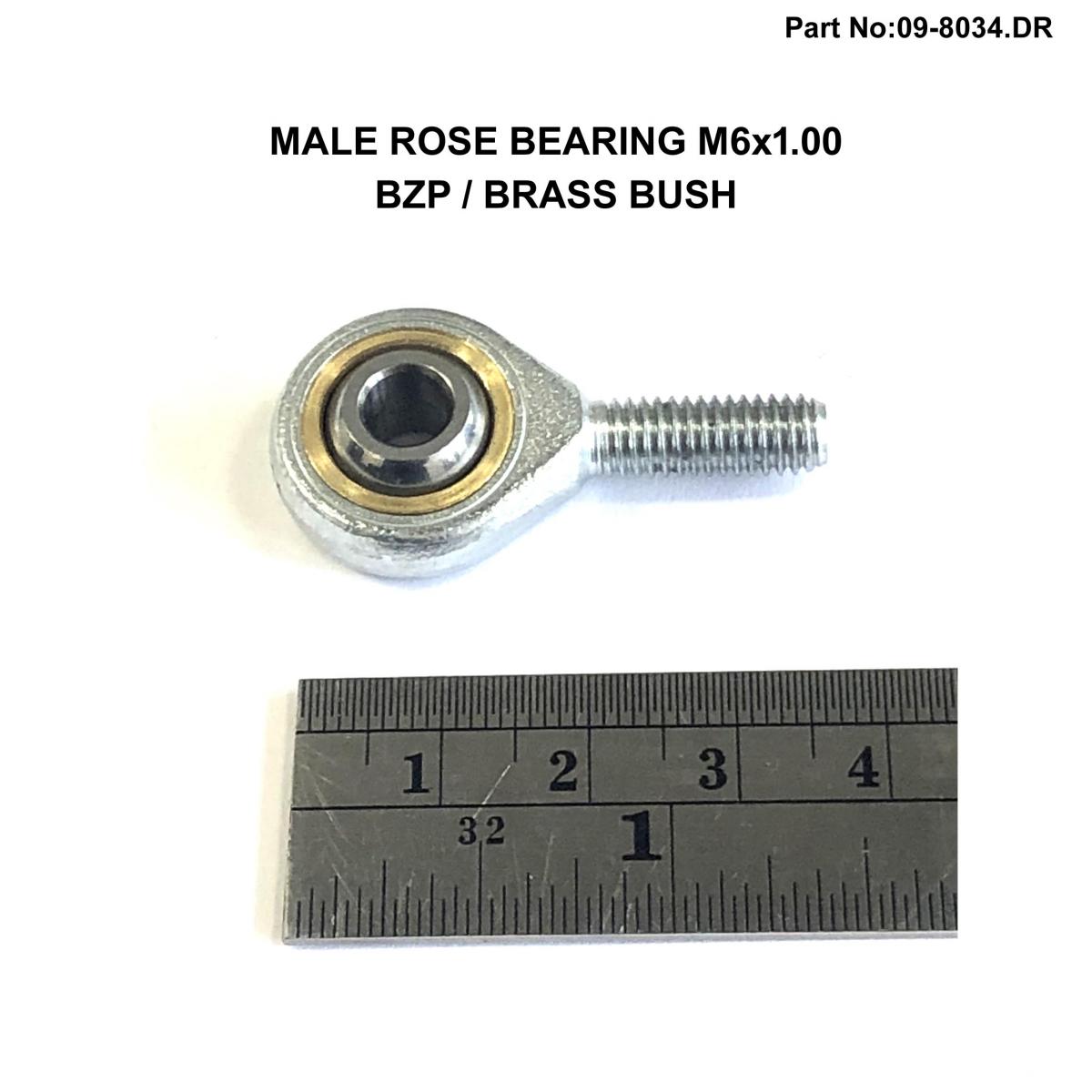 Dirt Racing Male Rose Bearing M6x1.00, KTM 54813055100 54813055000, Dirt Racing Kits Cmp6 / Ka6 03