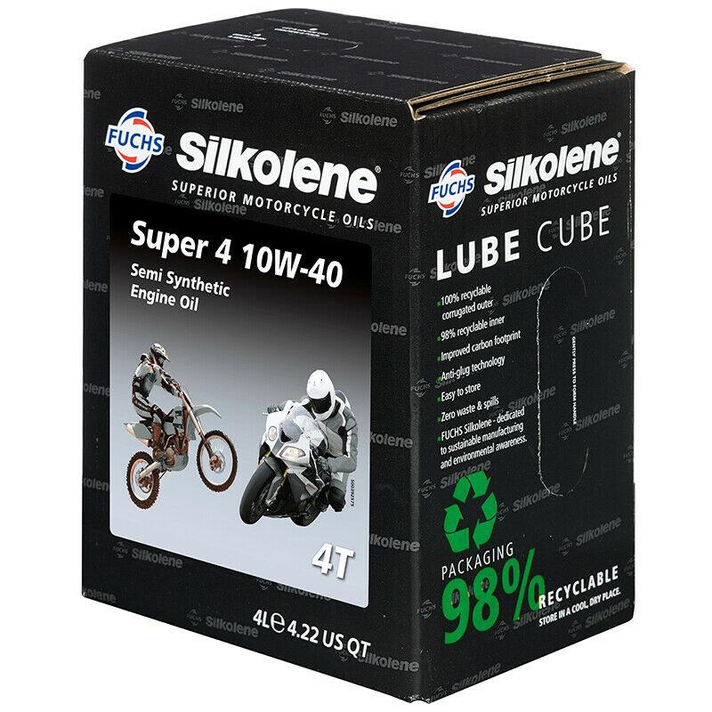 Silkolene Oil 4lt Super-4 10/40wt Silkolene, 602200259