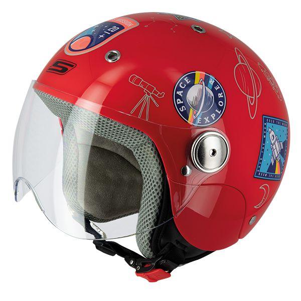 S-Line Kids Helmet Small 47-48cm - Sputnik S775 Red, S-line Jjs4g1001
