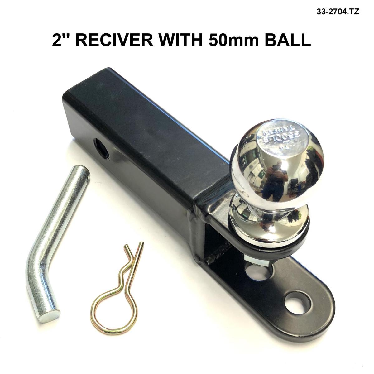 Tag-z Hitch 2 Receiver 50mm Ball, Tag-z Hitch / 43-1007
