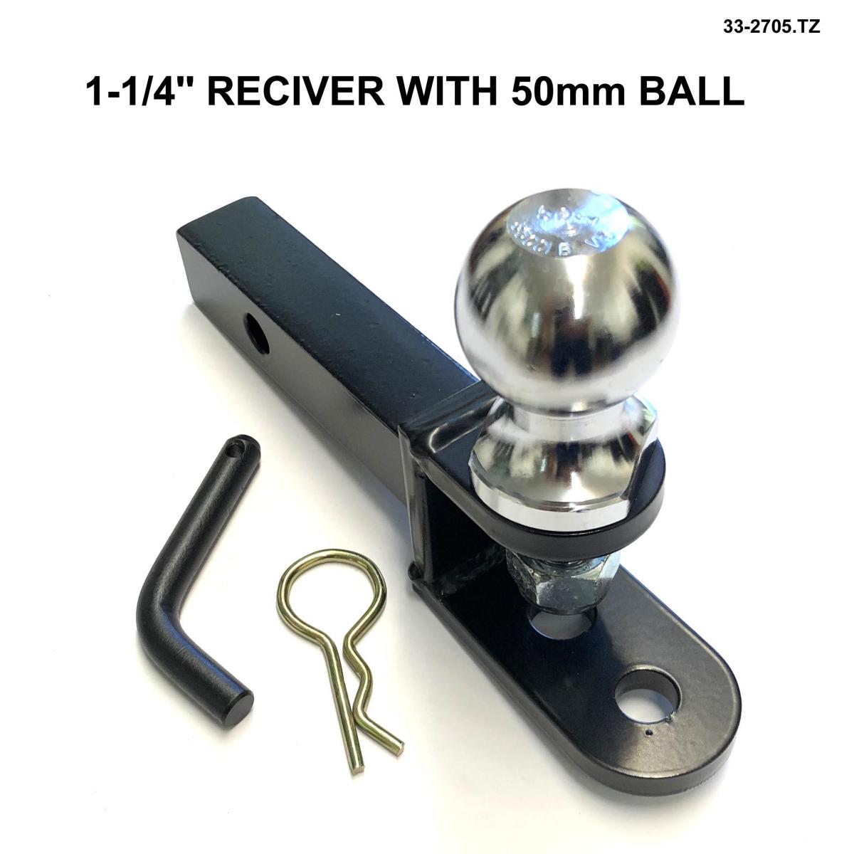 Tag-z Hitch 1-1/4 Receiver 50mm Ball, Tag-z Hitch /43-1008