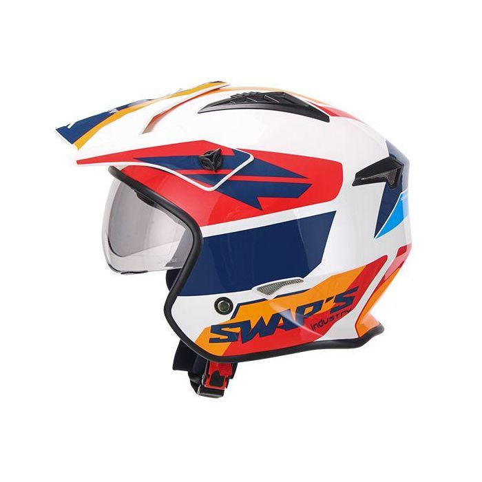 Swaps HELMET JET - X-Large 62cm White/Red/Blue, SWAPS S769, JTR2G1505