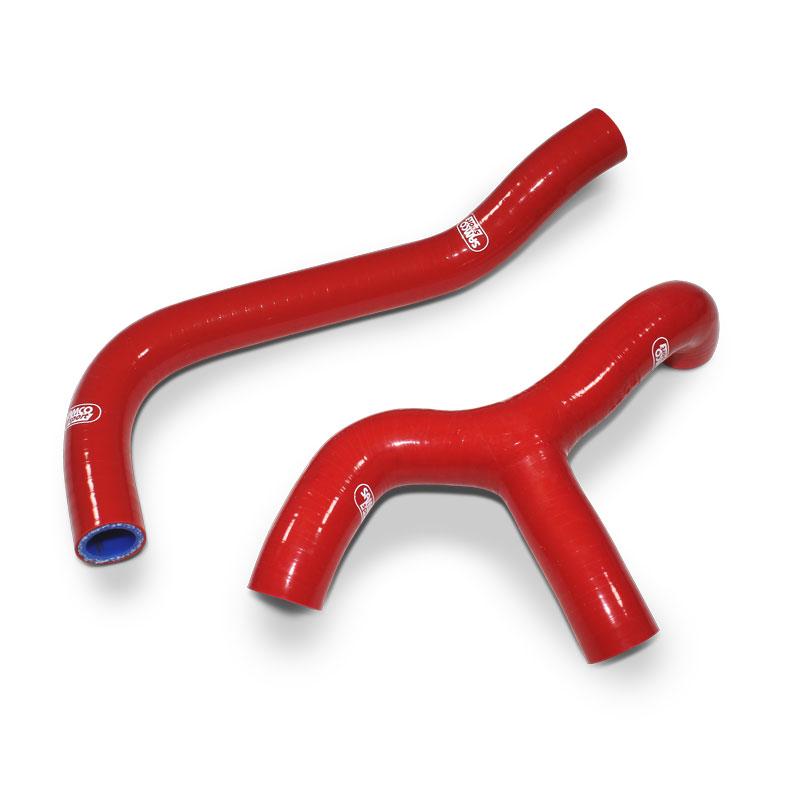 Samco Sport Coolant Hose 2 Piece Kit Red KTM 65 SX TC 65 MC 65 'y' Race Design Samco Sport KTM-86-rd