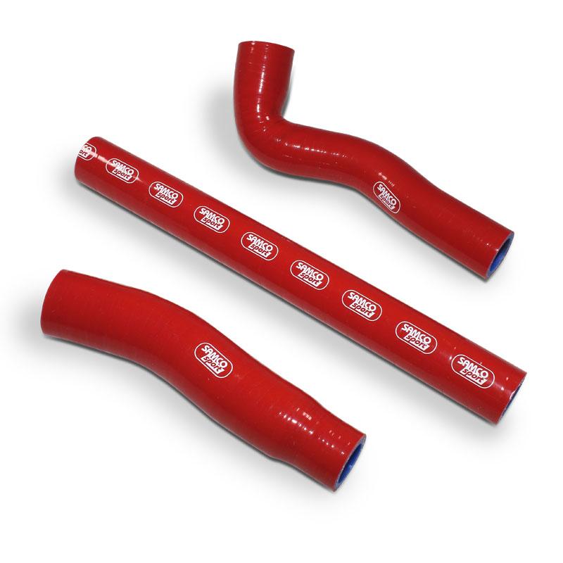 Samco Sport Coolant Hose 3 Piece Kit Red 19-23 Gas Gas Husqvarna KTM 125 150 Samco Sport KTM-105-rd