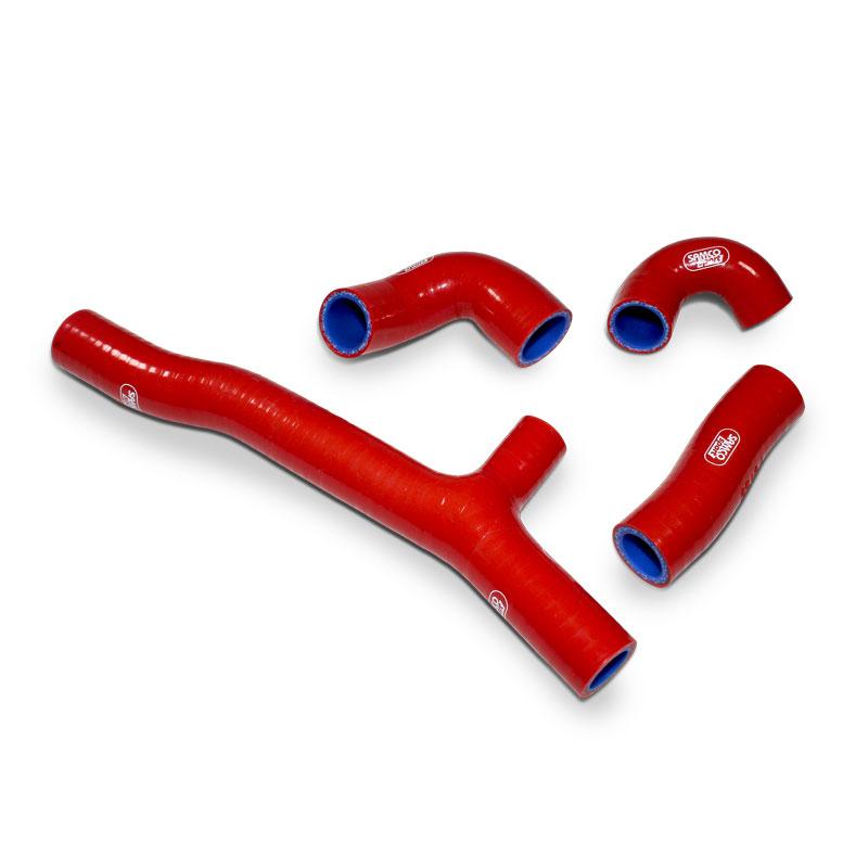 Samco Sport Coolant Hose 4 Piece Kit Red 20-23 Gas Husq KTM 250 300 Oem Design Samco KTM-113-rd