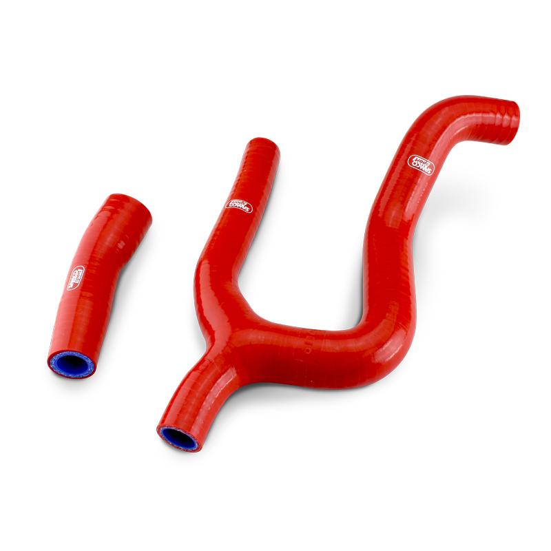 Samco Sport Coolant Hose 2 Piece Kit Red 20-23 Gas Husq KTM 250 Thermostat Bypass Samco KTM-116-rd