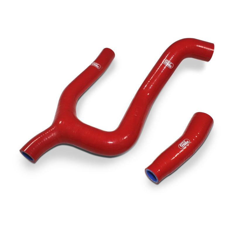 Samco Sport Coolant Hose 2 Piece Kit Red Gas Husq KTM 250 350 'y' Race Design Samco KTM-106-rd