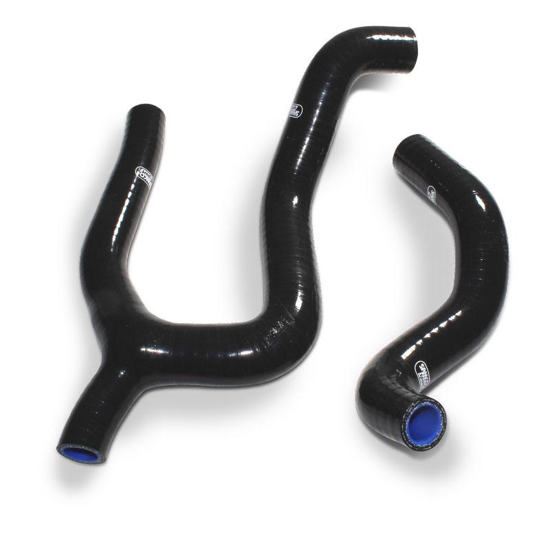 Samco Sport Coolant Hose 2 Piece Kit Black KTM Husq Gas 350 Thermo Bypass 'y' Design Samco KTM-110-bk