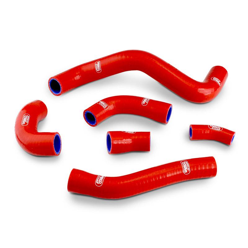 Samco Sport Coolant Hose 6 Piece Kit Red Gas Gas Husqvarna KTM 350 EXC-f Oem Design Samco KTM-125-rd