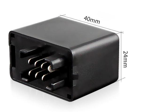 DZE Electrics 7-pin Turn Signal Relay Flasher, Suzuki DL650 SV650 GSR750 VL800