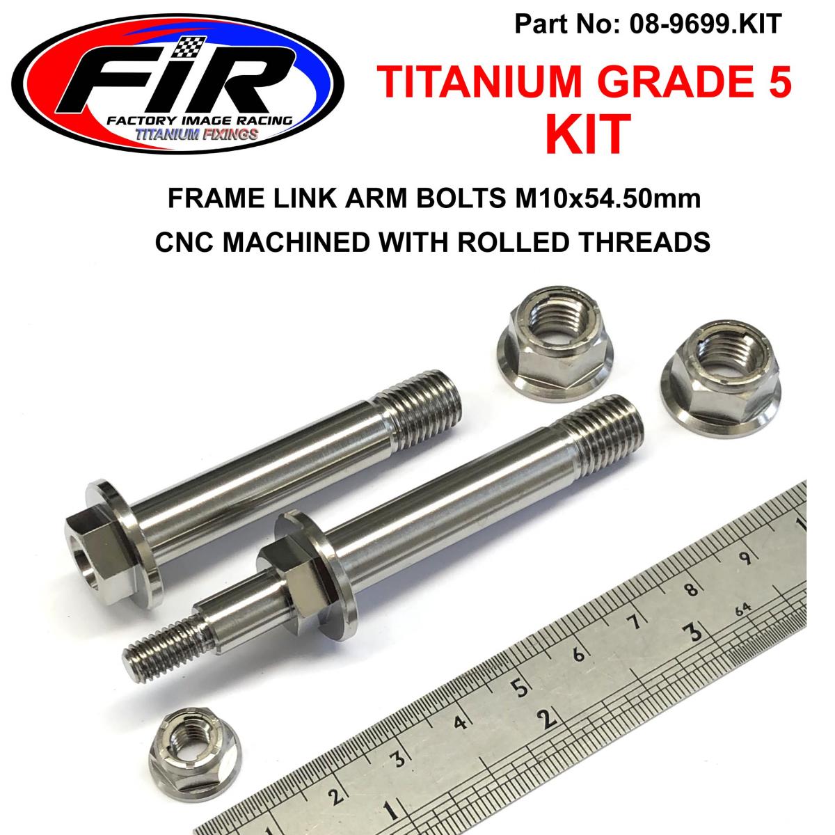 FIR Gr5 Link Arms Bolts M10x54.50, 90133-mke-a00 & 90131-mke-a00