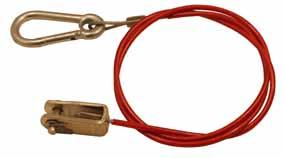 Tag-z H/d Breakaway Cable + Clevis, Trailer Brake Cable / Wire, 3622