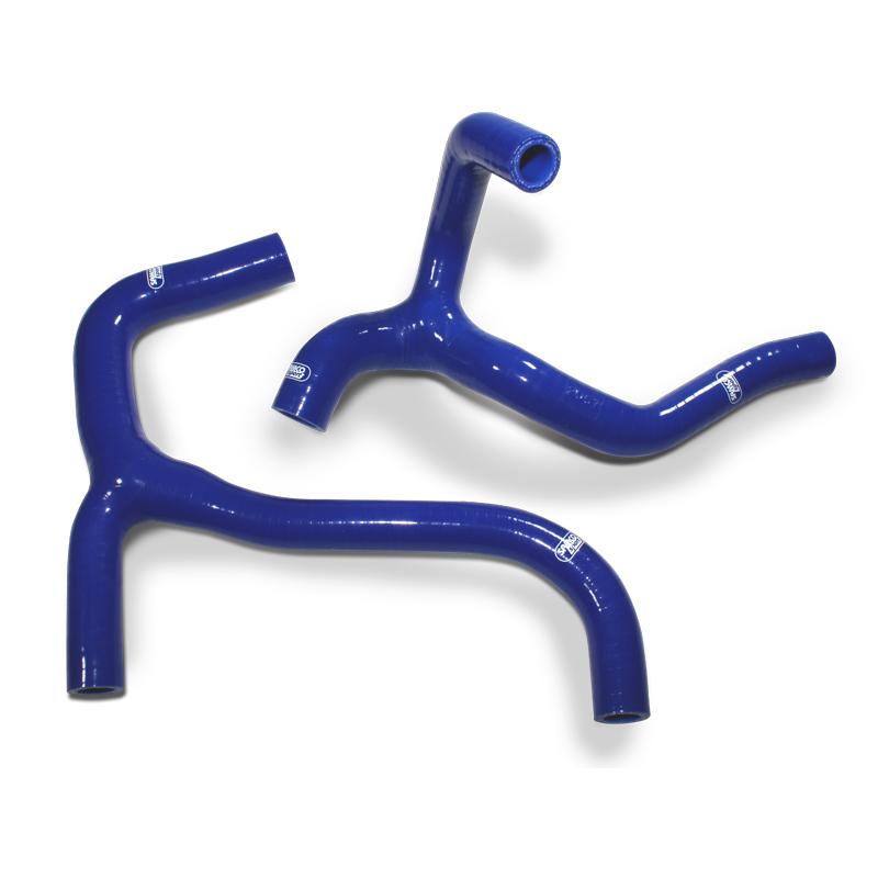 Samco Sport Coolant Hose 2 Piece Kit Blue 03-04 Honda 450 CRF R Samco Sport Hon-21-bu