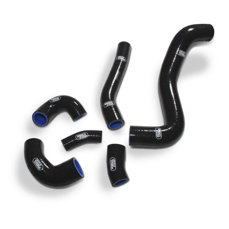 Samco Sport Coolant Hose 6 Piece Kit Black 2020 Husqvarna 250 FE Oem Design Samco Sport Hus-60 Black