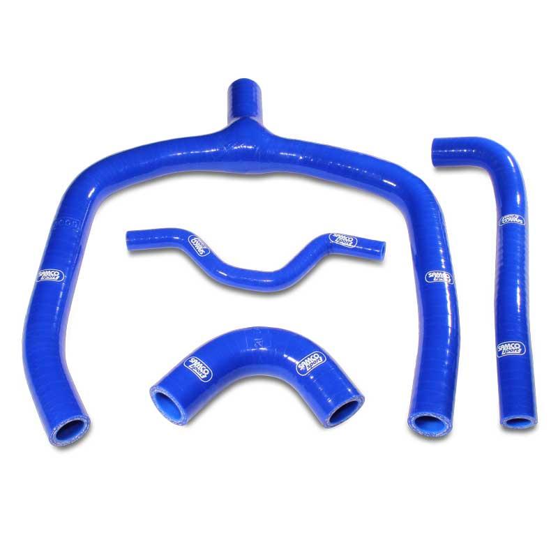 Samco Sport Coolant Hose 4 Piece Kit Blue 09-16 Kawasaki 250 KX F 'y' Race Design Samco Kaw-33-bu