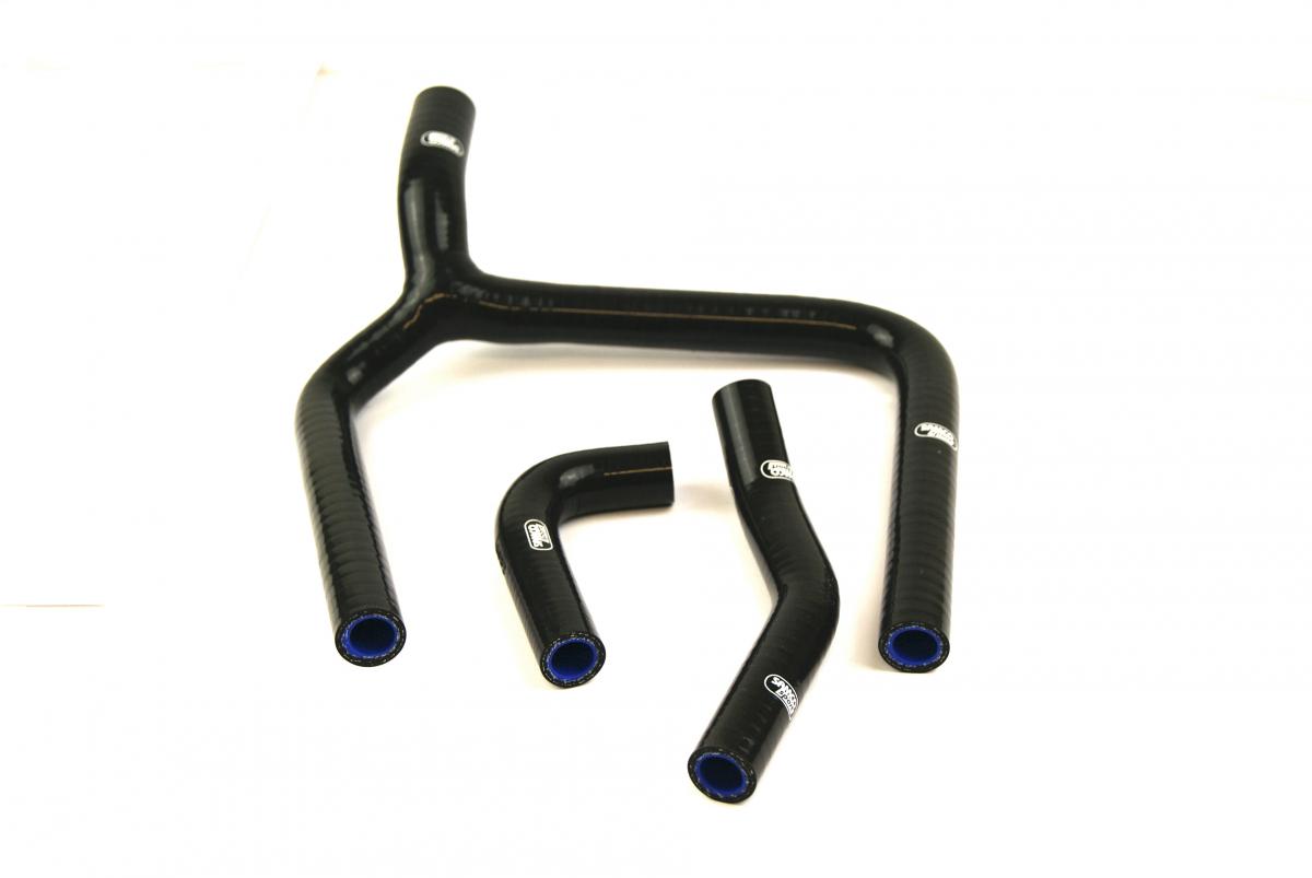 Samco Sport Coolant Hose 3 Piece Kit Black 20 Kawasaki 250 KX F Samco Sport Kaw-96-bk