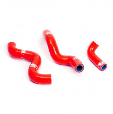 Samco Sport Coolant Hose 3 Piece Kit Red KTM 50 SX Samco Sport KTM-10-rd