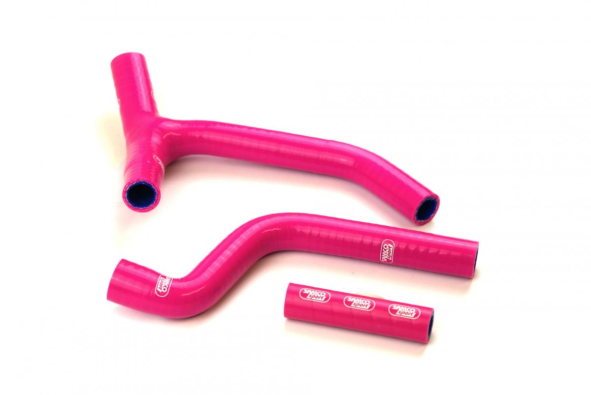 Samco Sport Coolant Hose 3 Piece Kit Pink 10-13 Yamaha 250 YZ F 'y' Race Design Samco Sport Yam-39-pk