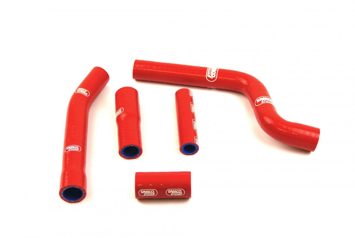 Samco Sport Coolant Hose 5 Piece Kit Red 10-13 Yamaha 250 YZ F Oem Design Samco Sport Yam-57-rd