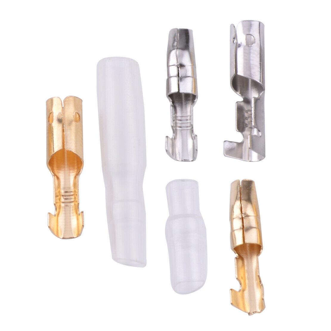 Dirt Racing 100 Sets Connector 3.9mm Bullet Brass Terminals Kit 400pcs