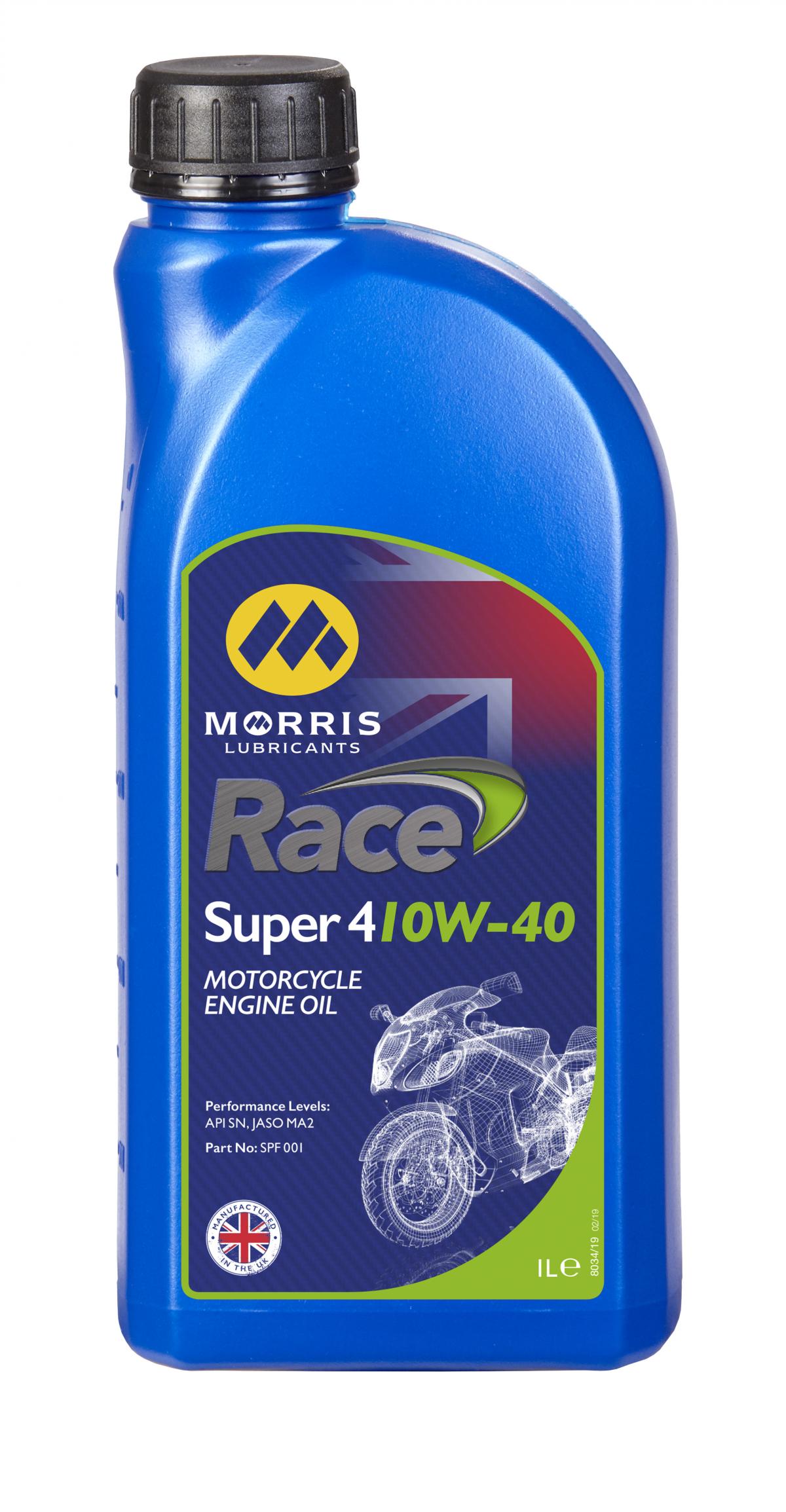 Morris Lubricants 1lt Race Super 4 10w/40 Morris, Was Called Sport 4 10/40wt Morris