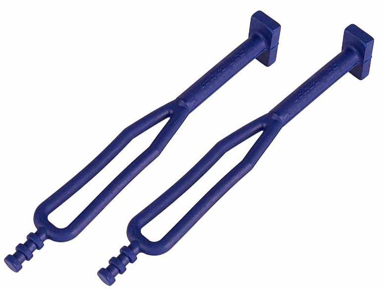 FIR Rubber Strap Kit/2 Blue 50303018000, Side-stand Kick-stand Strap