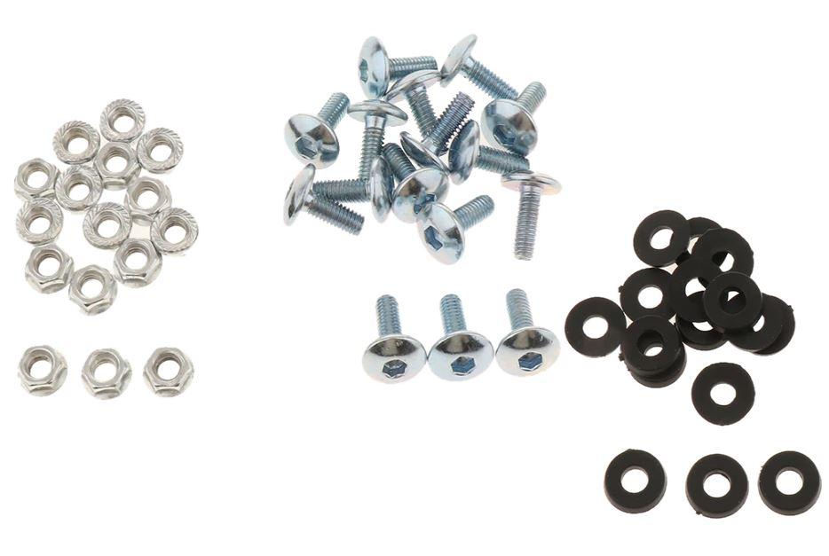 FIR M6 X 16 Screw Chrome 16pcs, Allen Key Hexagon