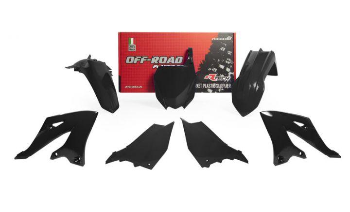 Rtech Plastics Plastic Kit/5 2022-25 YZ125/250 Black, Rtech R-kityz0-nr0-022
