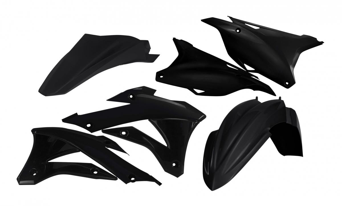 Rtech Plastics Plastic Kit/5 2022-25 KX85/112 Black, Rtech R-kitkx0-nr0-585