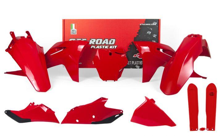 Rtech Plastics Plastic Kit/7 2021-23 MC/MC-f/ex/ex-f Red, Rtech R-kitgas-rg0-609, Gasgas
