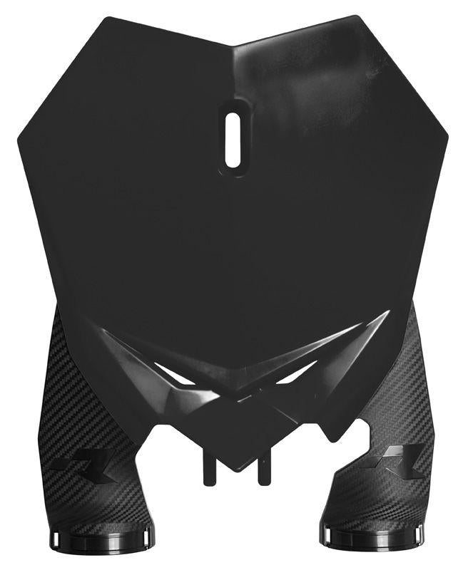 Rtech Plastics Front Number Plate 20-24 Beta Black, Rtech R-tbbetnr0021