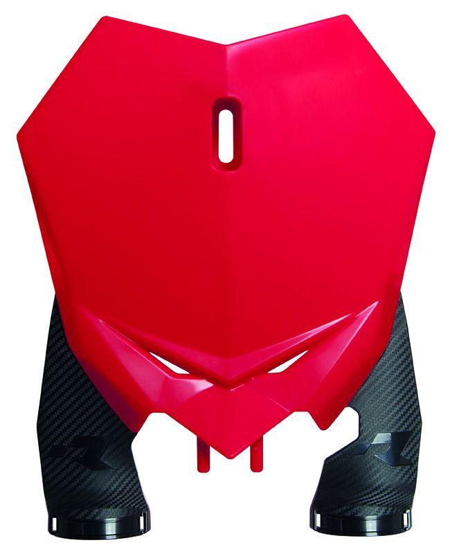 Rtech Plastics Front Number Plate 20-24 Beta Red Oem, Rtech R-tbbetrs0021