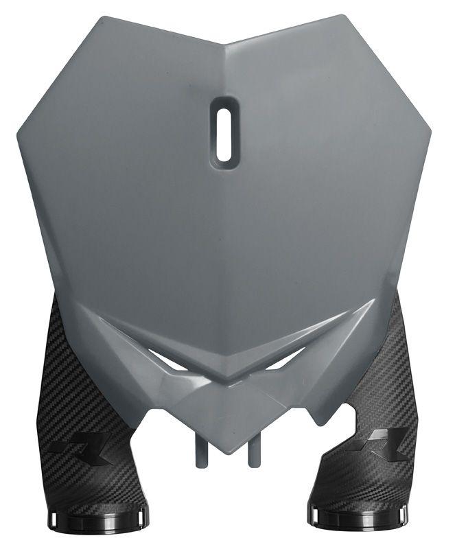 Rtech Plastics Front Number Plate 20-24 Beta Quantum Grey, Rtech R-tbbetgr0021