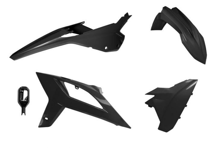 Rtech Plastics Plastic Kit/5 2020-22 Beta RR125-480 Black, Rtech R-kitbet-nr0-520