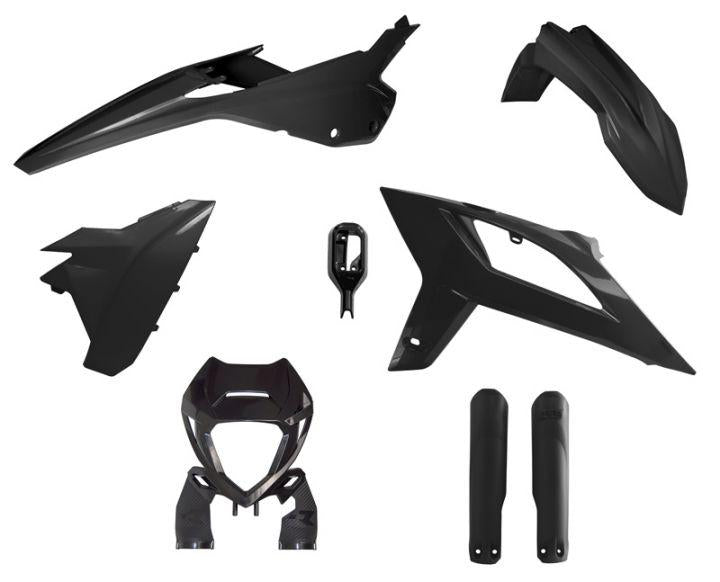 Rtech Plastics Plastic Kit/6 2020-22 Beta RR125-480 Black, Rtech R-kitbet-nr0-620