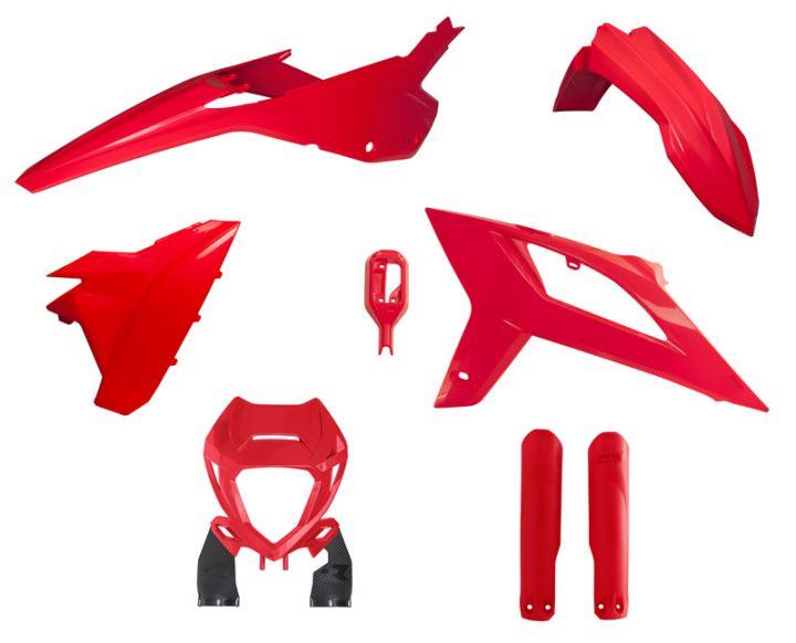 Rtech Plastics Plastic Kit/6 2020-22 Beta RR125-480 Red, Rtech R-kitbet-rs0-620