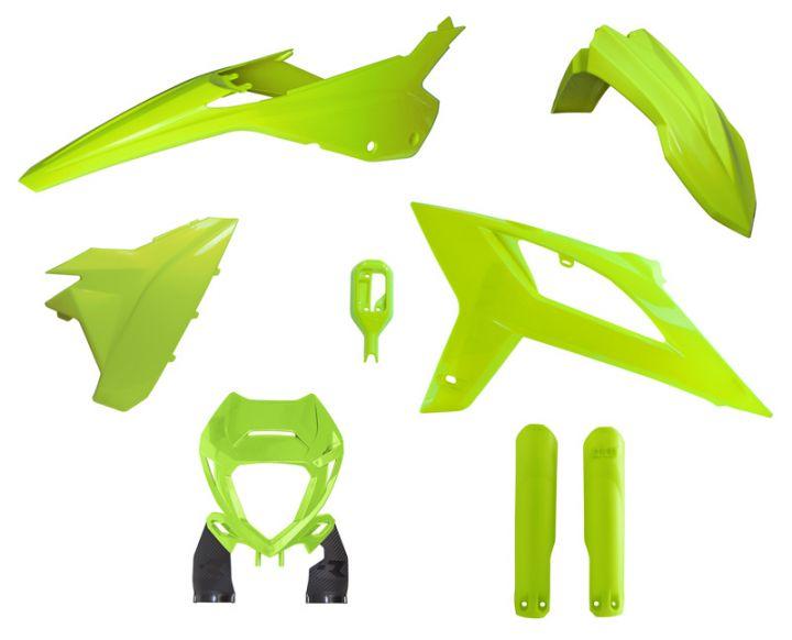 Rtech Plastics Plastic Kit/6 2020-22 Beta RR125-480 Neon Yellow, Rtech R-kitbet-gf0-620