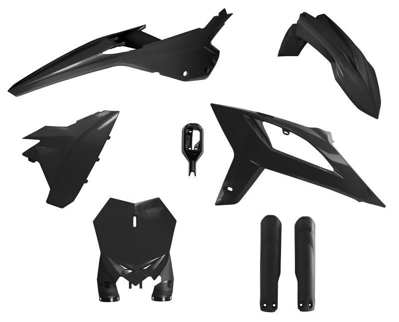 Rtech Plastics Plastic Kit/6 2020-22 Beta RX125-480 Black, Rtech R-kitbet-nr0-622