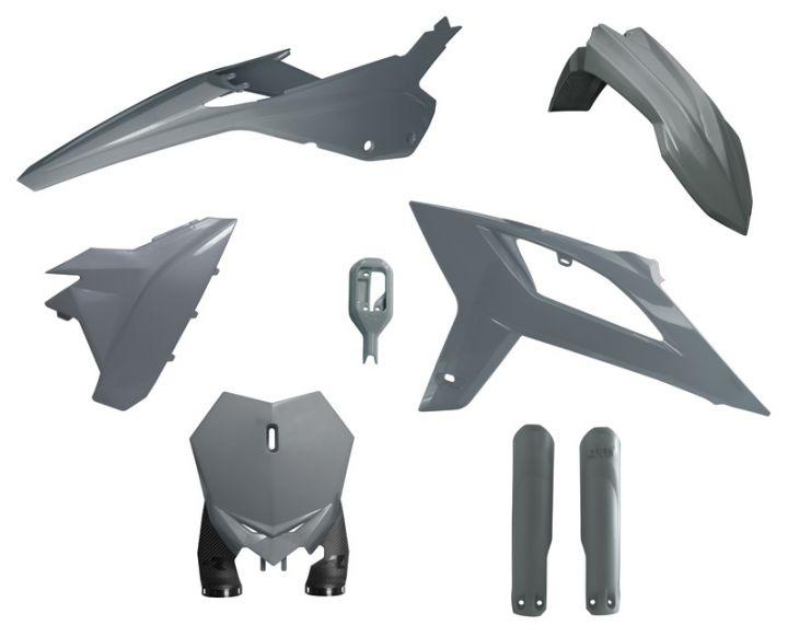Rtech Plastics Plastic Kit/6 2020-22 Beta RX125-480 Quantum Grey, Rtech R-kitbet-gr0-622
