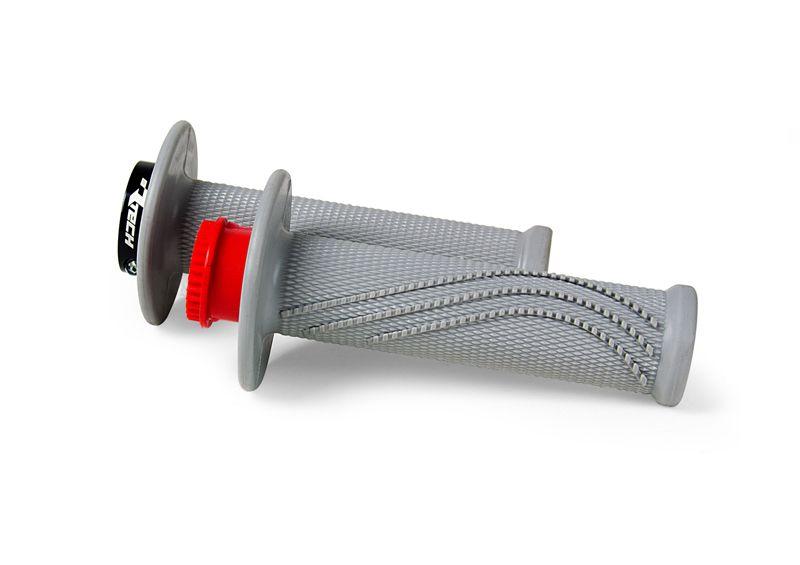 Rtech Plastics Rtech Lock on Grip Set Beta, Wave Grip Grey, R-mprgrbeta20